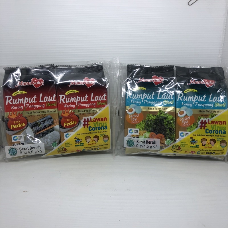 

Mama Suka Rumput laut kering panggang (nori)