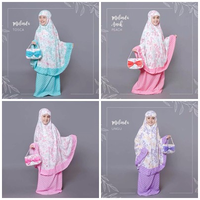 Mukena Anak Rayon Melinda ~ Mukena Anak Cantik