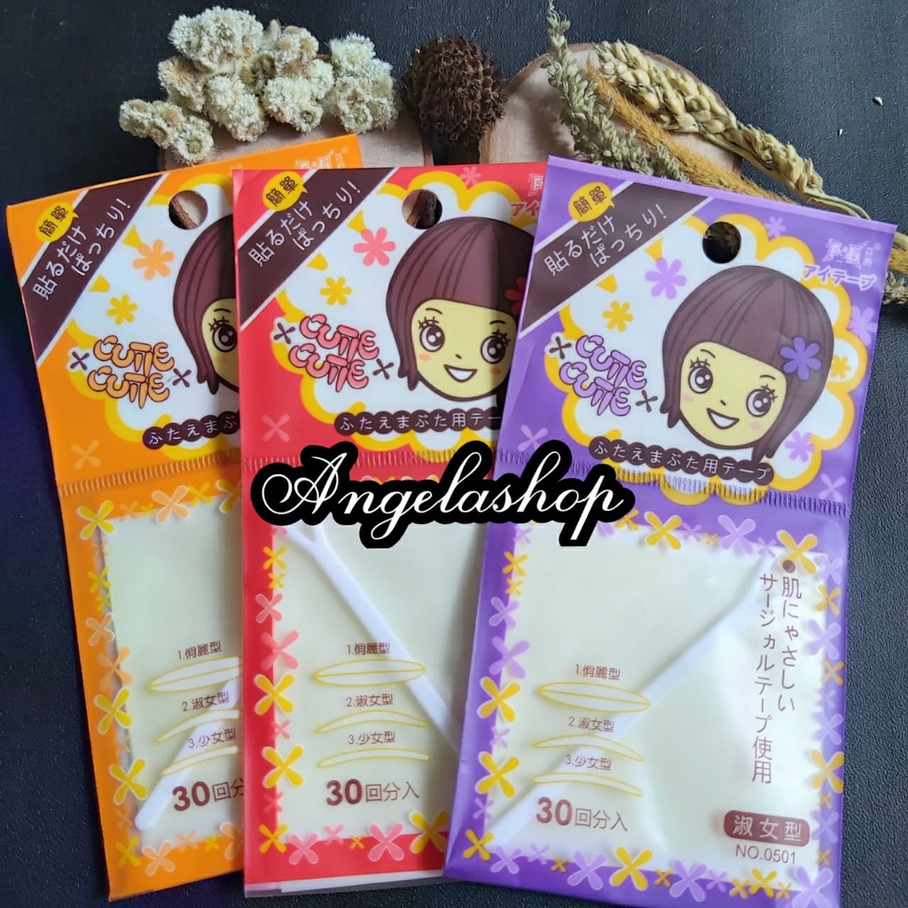 Skot Mata Eyelid Tape Murah Bagus Cutie2/Eyelid Tape Lace Eyelash/Scott Mata Invisible