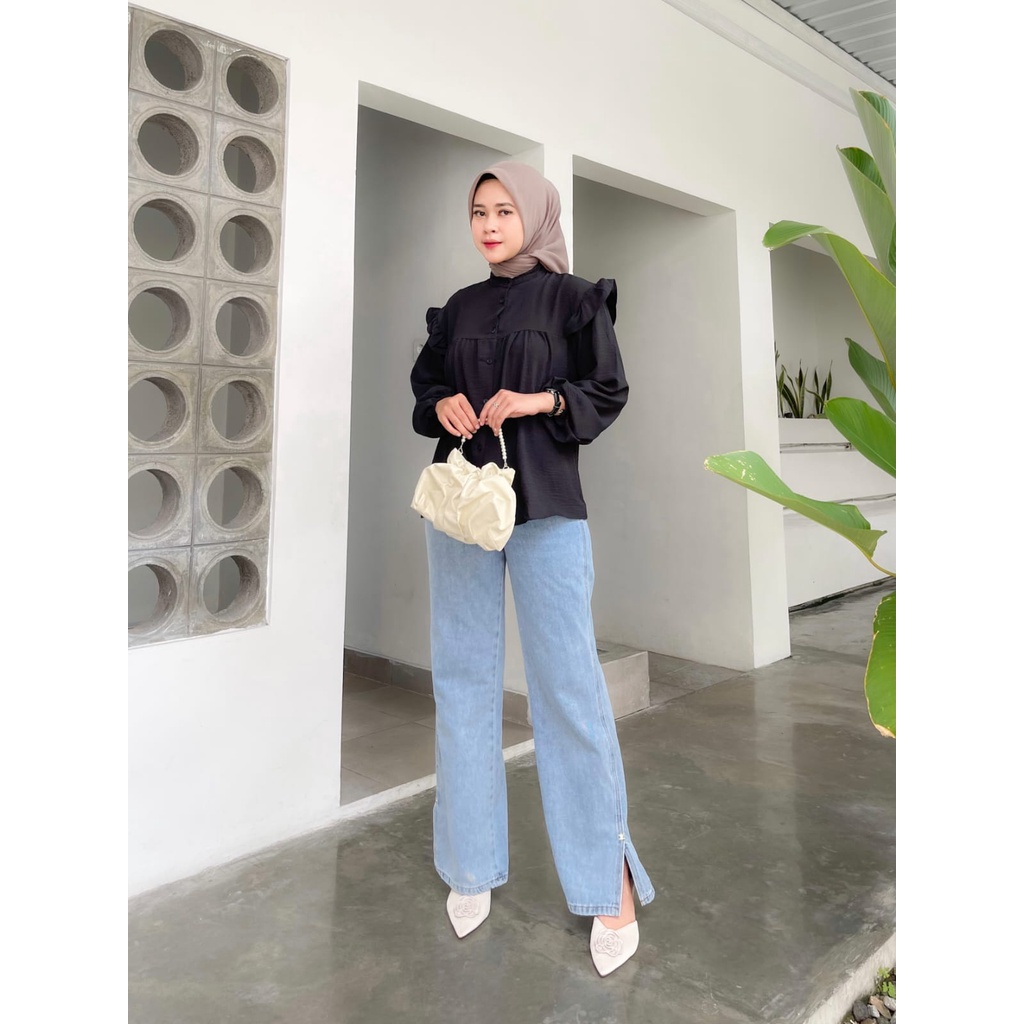 Miami Crinkle Blouse LD 110 / Rima Blouse Crinkle Air flow Premium