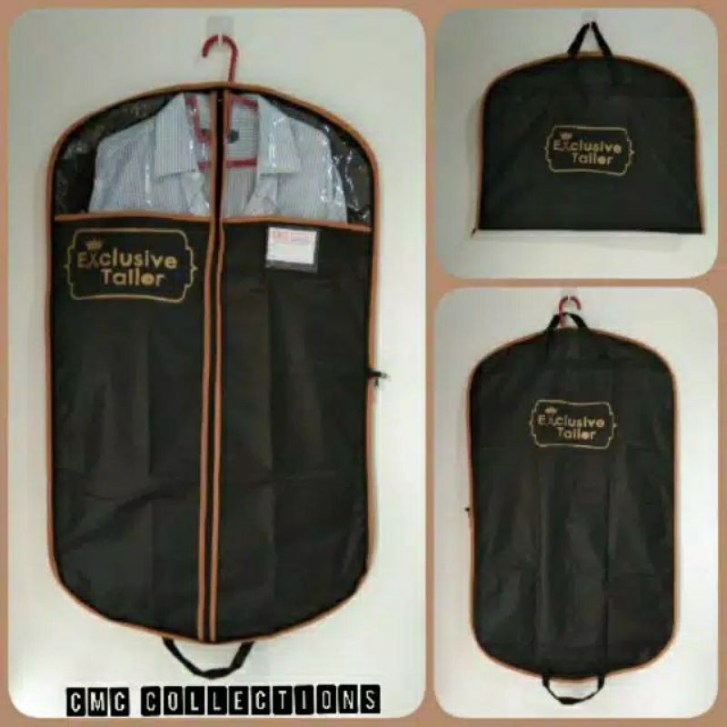 Cover jas pria / sarung jas pria / suit cover / cover gantungan baju jas / pelindung baju jas