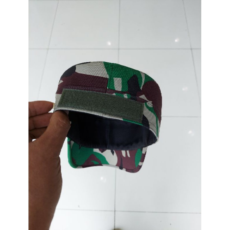 Topi pdl komando loreng tni