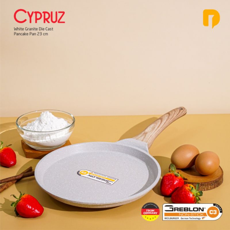 CETAKAN PANCAKE TEFLON PANCAKE ANTI LENGKET PANCAKE PAN CYPRUZ CAKE