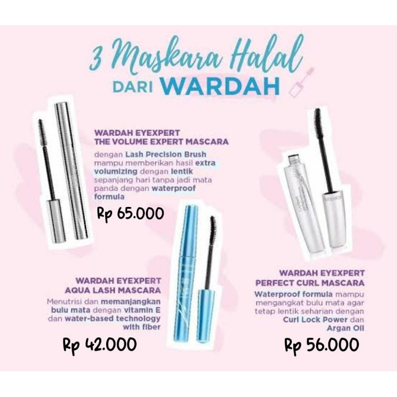 MASCARA WARDAH THE VOLUME EXPERT-AQUA LASH-PERFECT CURL