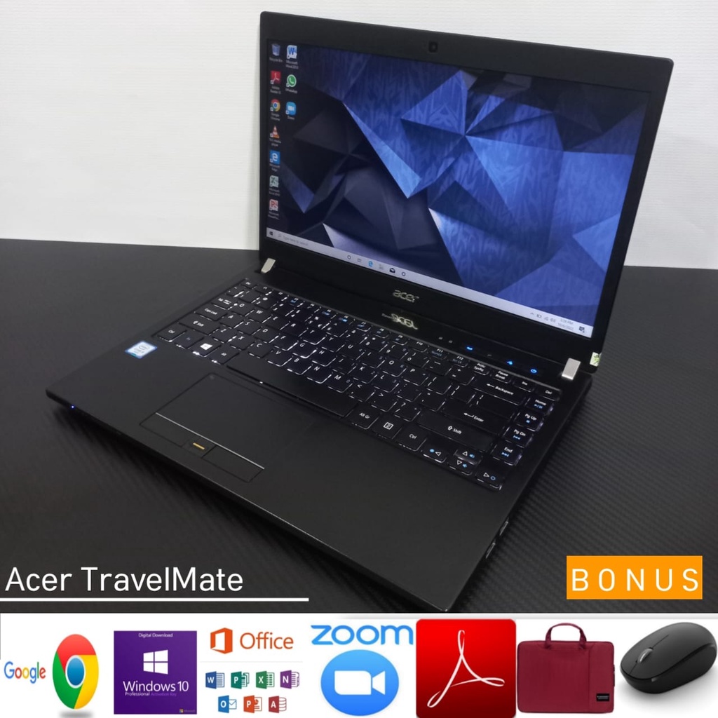 Laptop Acer Travelmate P648 Intel Core i5 Gen6 Ram 8GB SSD 256GB Intel HD 520 - Win 10