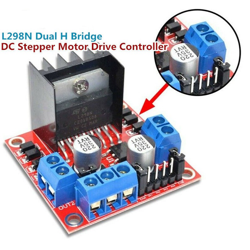 Servo L298N DC Stepper Motor Driver Module Dual H Bridge Control Board DC