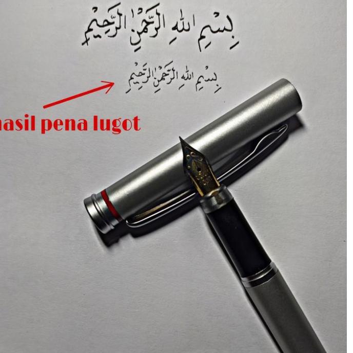 

LANGSUNG KIRIM.. pena kalam tutul sudah di asah siap pakai untuk lugot kitab/surah (fountain pen)
