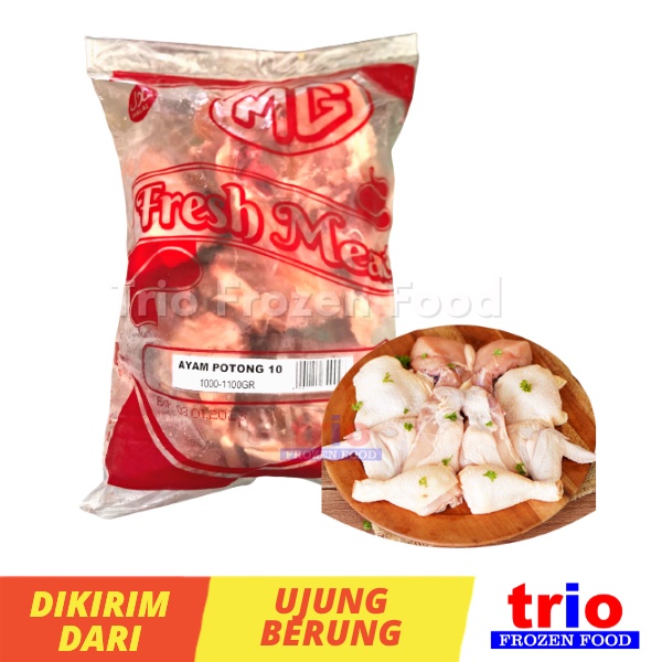 

Ayam Potong Utuh 10 pcs - 1,1kg CP