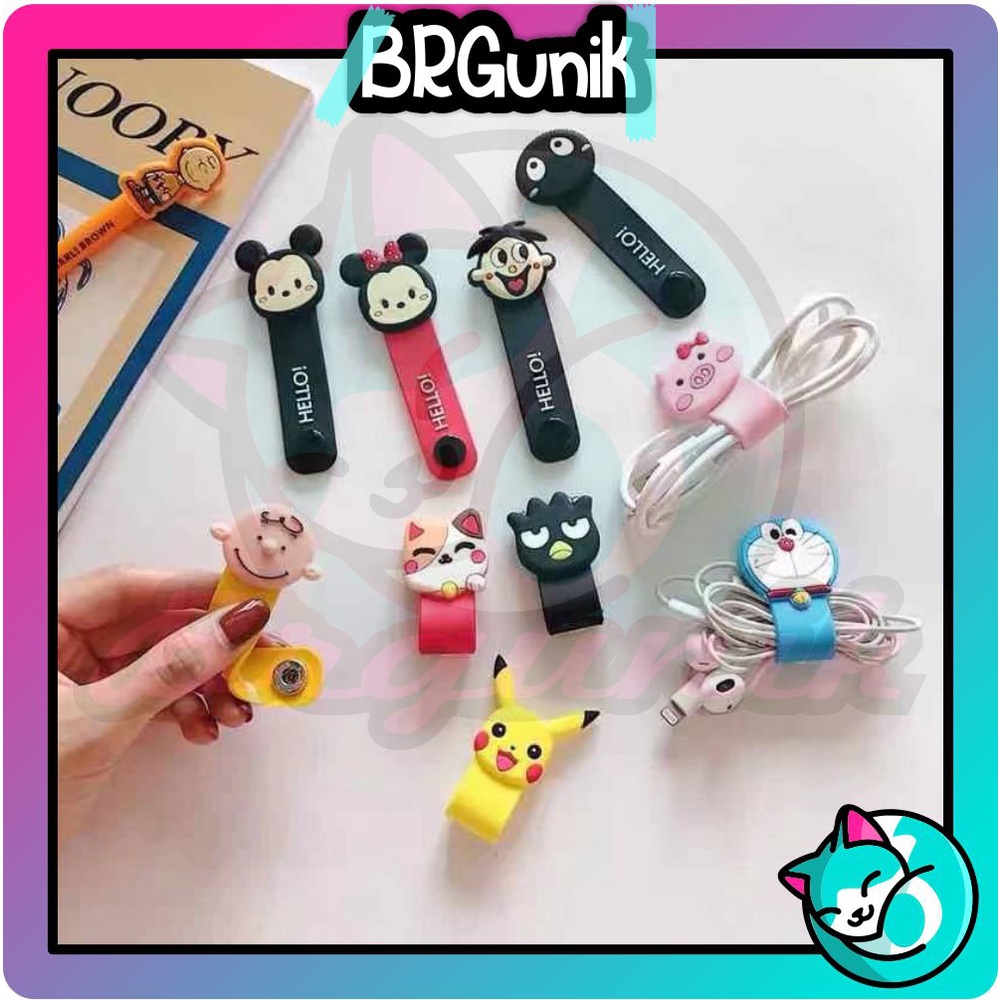 BRGUNIK Cord Holder 3D Lebar/ Klip Kabel/ Penjepit Kabel/ Pengikat Kabel R516