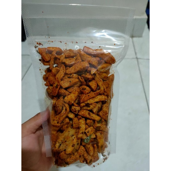 

Basreng pedas daun jeruk