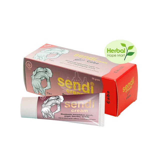

Sendi Cream 30 Gr - Meredakan pegal - pegal, Encok dan Linu