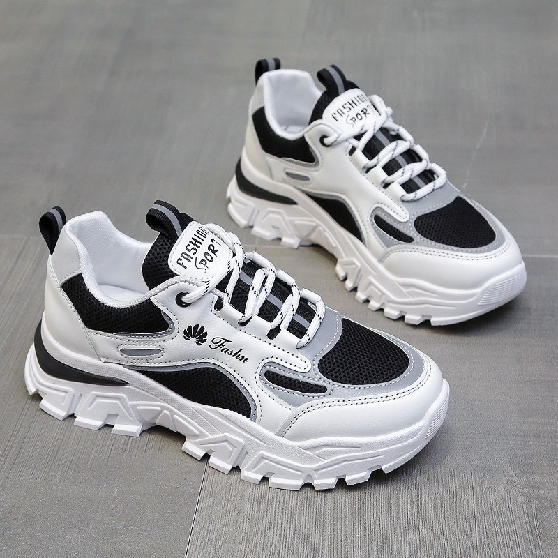 Sepatu Sneakers Putih Wanita Import  Spatu Sport Running Shoes Wanita Sneakers Perempuan SP-183