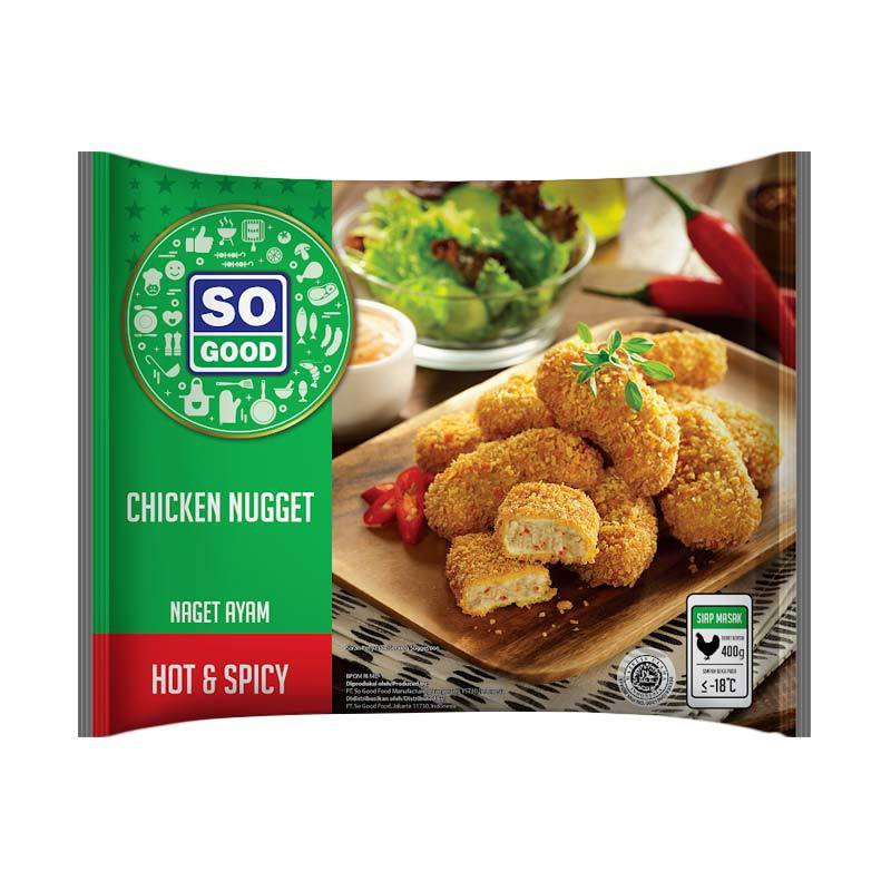 

So good chicken nuget hot and spicy 400g