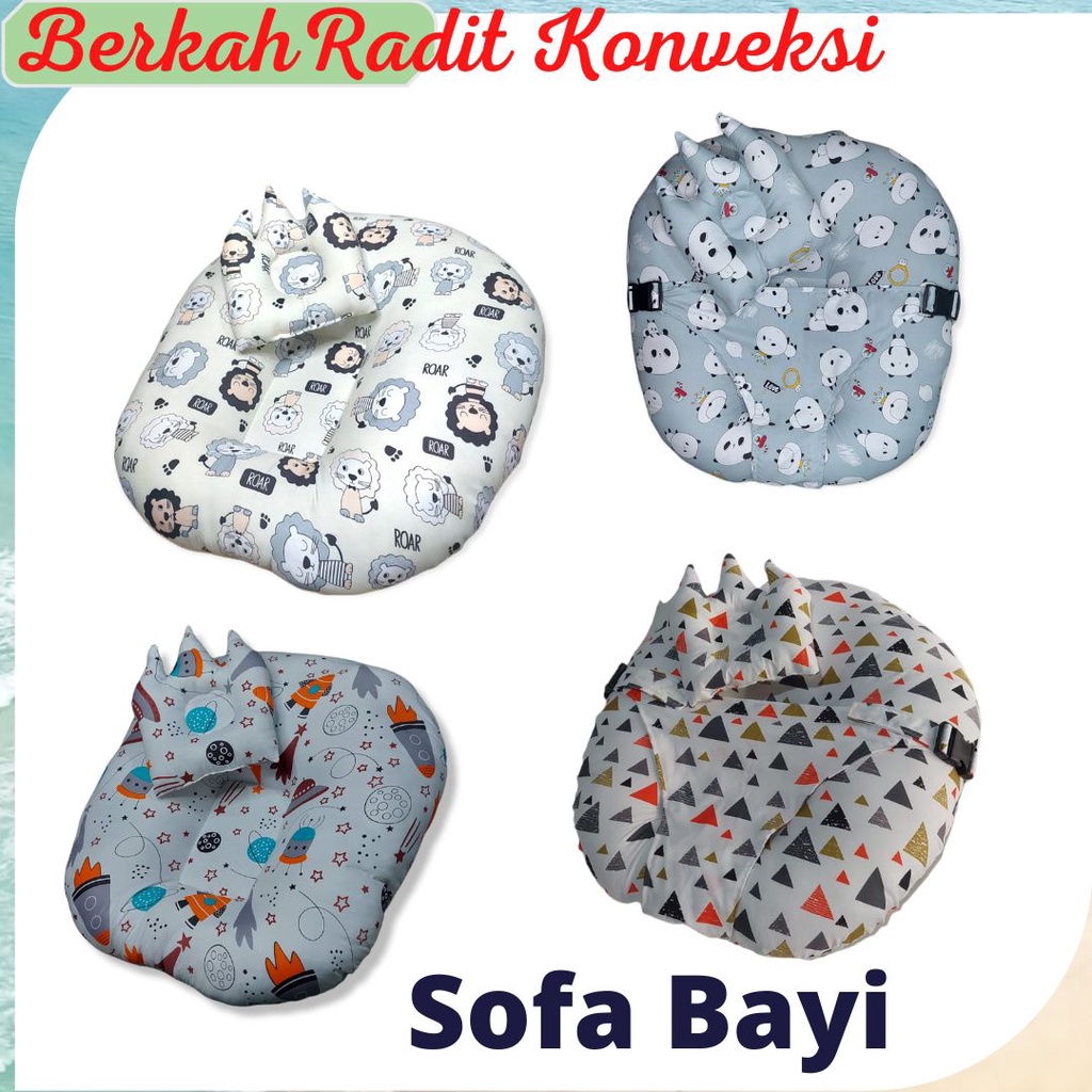 TERLARIS!!! sofa bayi multipungsi/kasur bayi newborn FREE BANTAL MAHKOTA