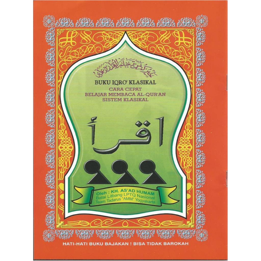 Buku Islami "CARA CEPAT BELAJAR AL-QUR'AN : IQRO' KLASIKAL BESAR"