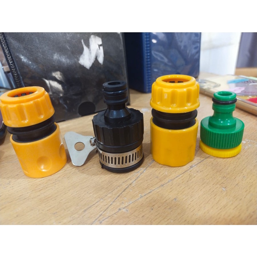 MAXPUMP KONEKTOR SET 4PCS Konektor Pipa Connector Konektor Selang Konektor Air Konektor Set Termurah