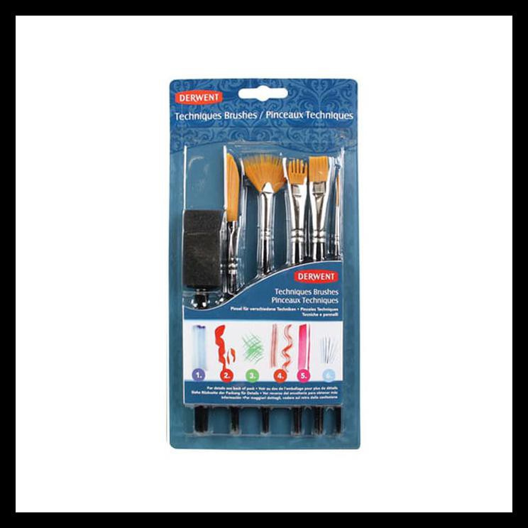 

TERBARU DERWENT TECHNIQUES BRUSHES SET OF 6 PERALATAN MELUKIS TERMURAH DAN TERBARU