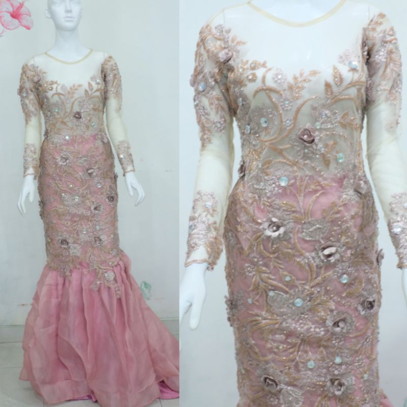 gaun pengantin mermaid