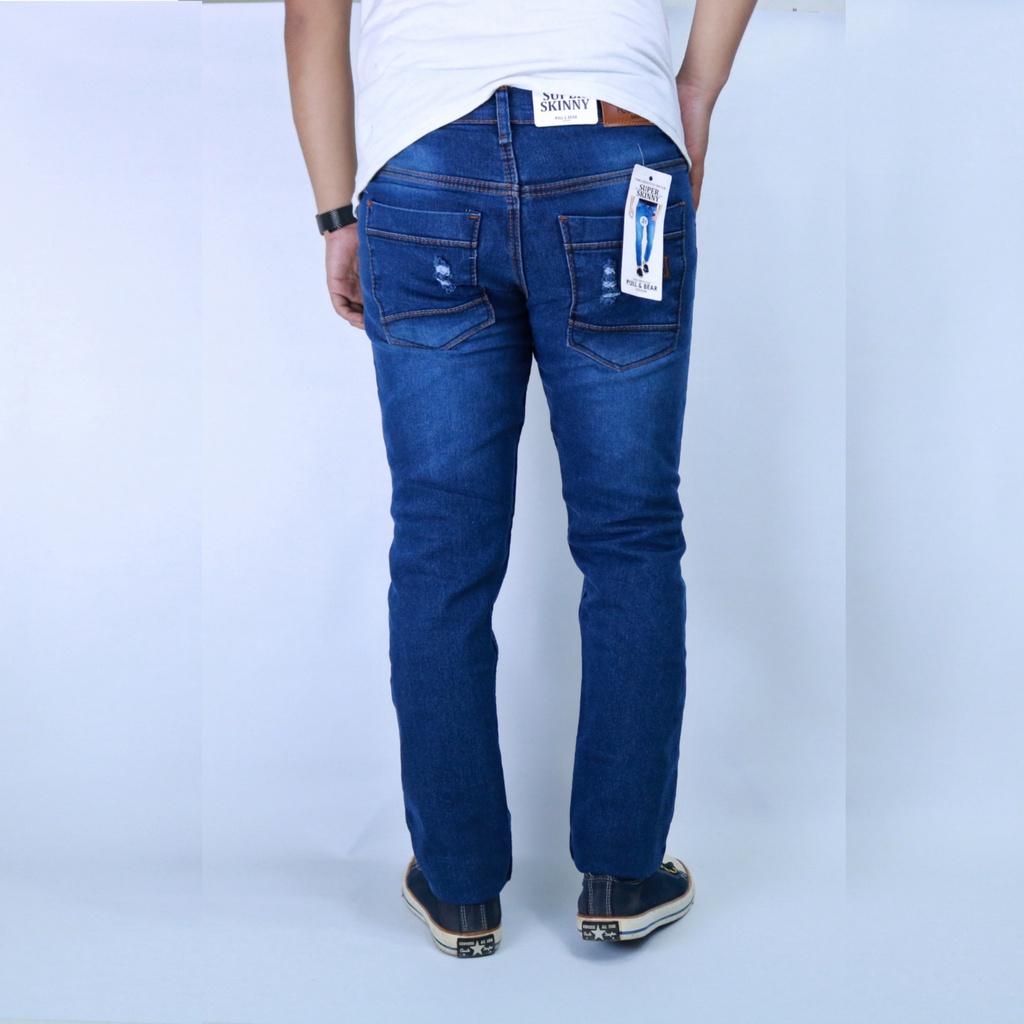 Celana Jeans sobek Skinny Premium