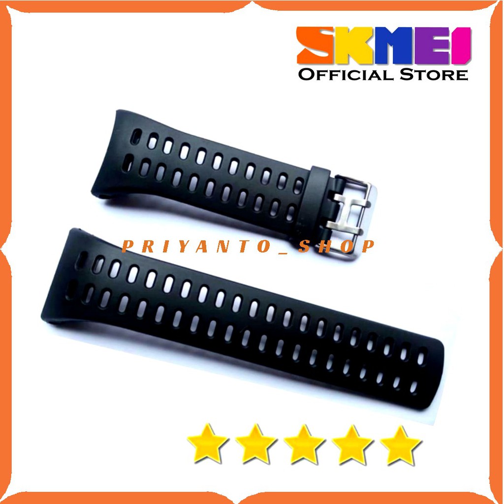 STRAP TALI JAM TANGAN SKMEI 1295 RUBBER WATCH SKMEI 1295 PEDOMETER