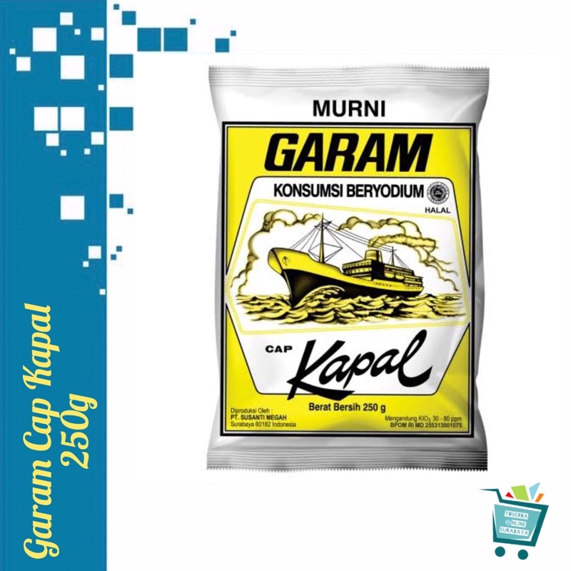 

Garam cap Kapal 250gr