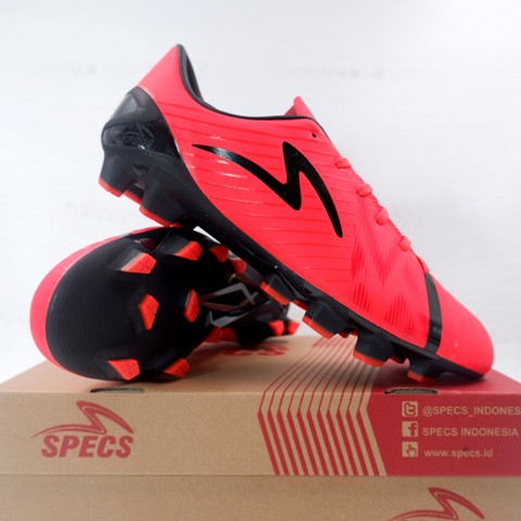 Sepatu Bola Specs Accelerator Slaz Pro FG Bright Red Black 101051 Original BNIB