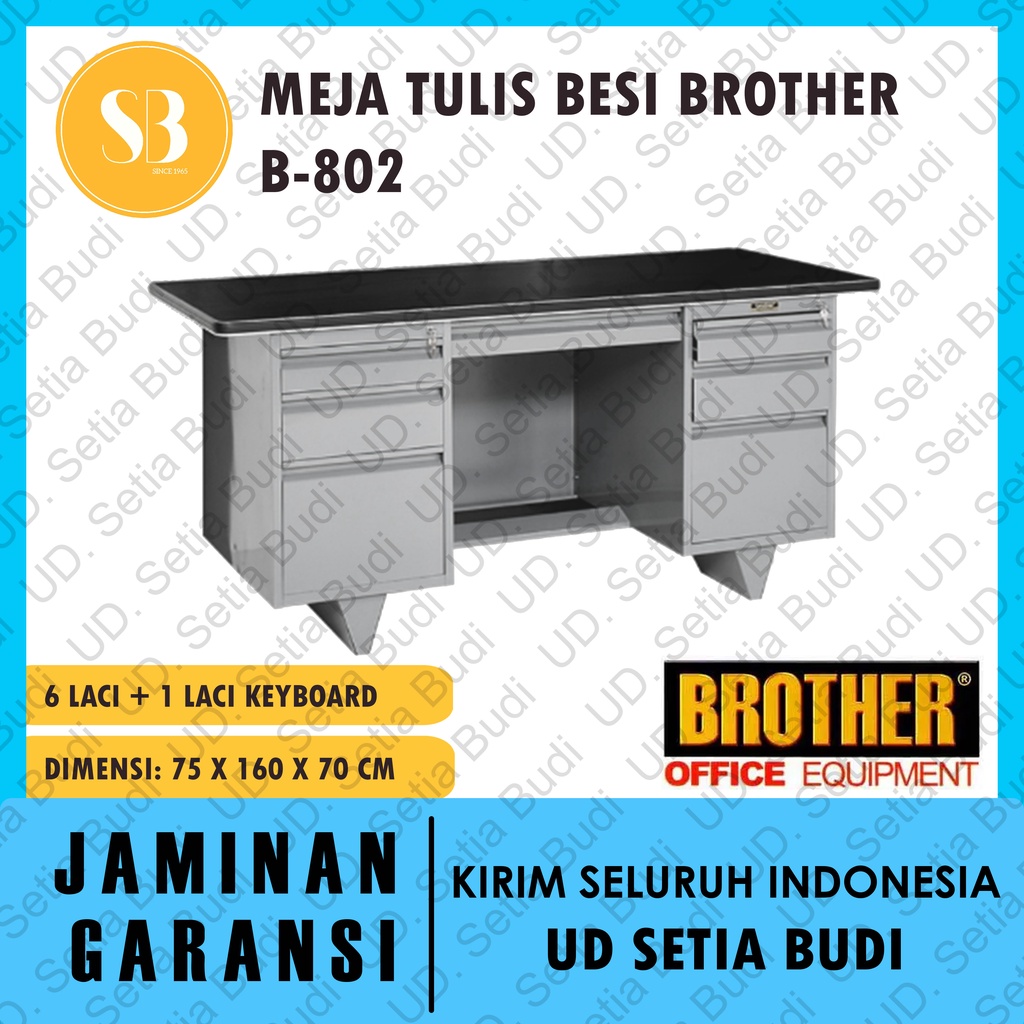 Meja Tulis Besi Brother B-802