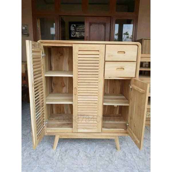 PROMOO  CUCI GUDANG  Rak Serbaguna Full Kayu Jati | lemari pakaian anak kayu jati | lemari pakaian m