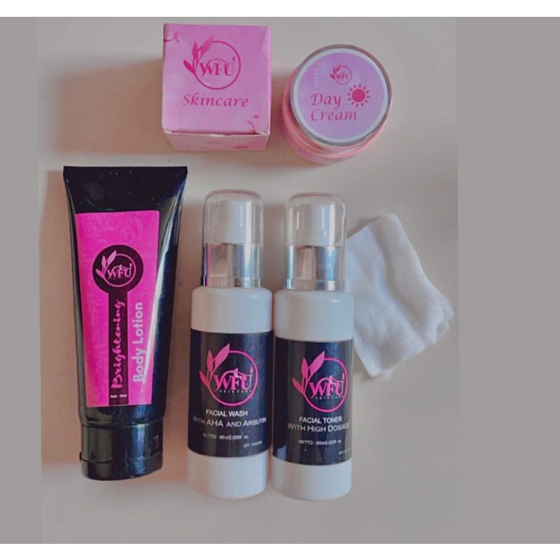 PAKET PEMUTIH WAJAH / WFU SKINCARE / PEMUTIH WAJAH AMPUH BPOM