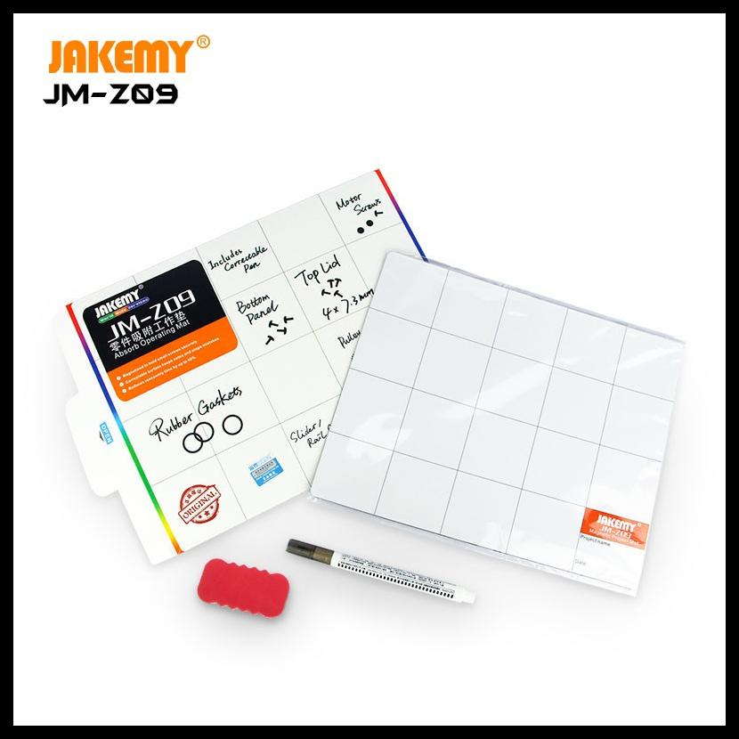 

JAKEMY MAGNETIC WORK MAT PAD WITH ERASABLE MARKING PEN & BRUSH -JM-Z09 HAD21