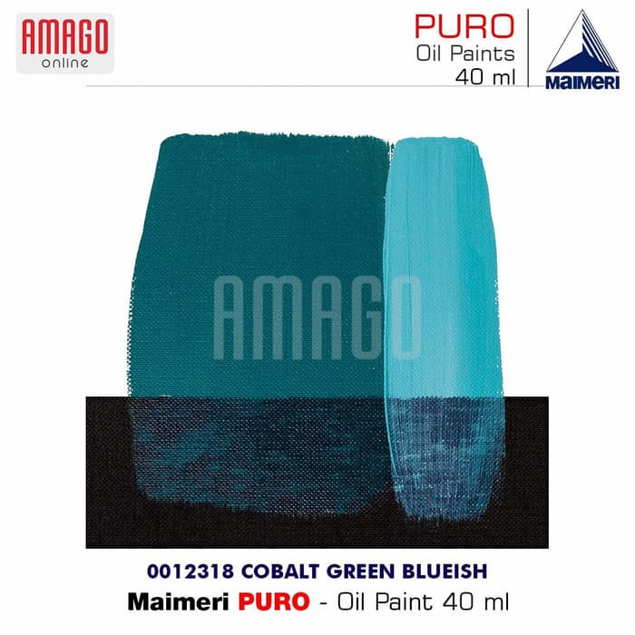 MAIMERI PURO - OIL PAINT - COBALT GREEN BLUEISH - 40ML - M0012318