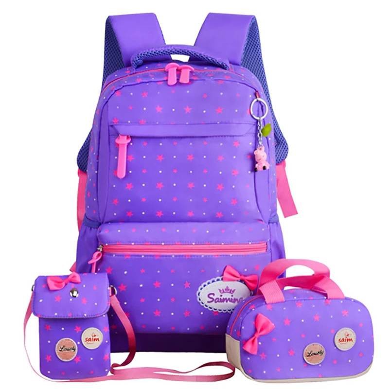 Tas Anak Kecil Ransel Anak TK SD PAUD Karakter Bag Backpack Motif Bintang Cute Import