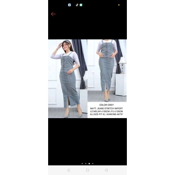 delila overal jeans wanita overal rok kodok