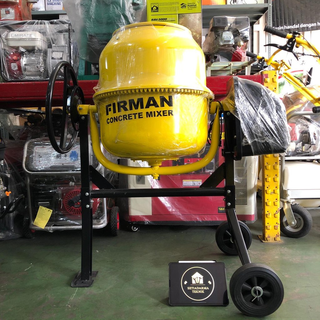 MESIN MOLEN MESIN PENGADUK SEMEN FCM-120 FIRMAN// CONCRETE MIXER