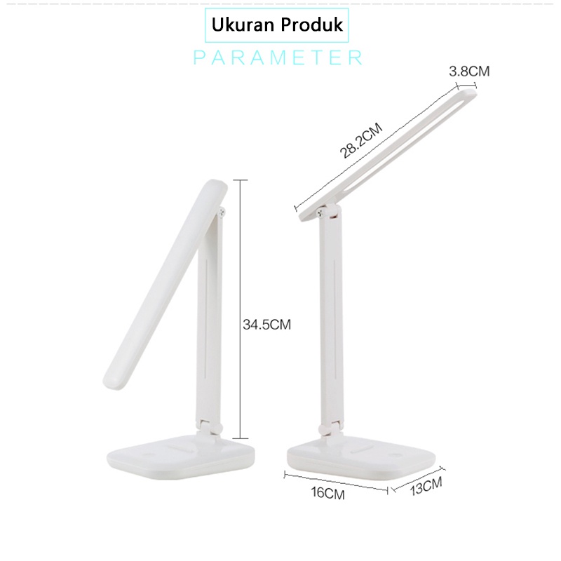 【LP003】Sky Bintang Masa Depan Lampu X8 Meja Belajar Baca Kerja Dapur Komputer Tidur LED Portable Charge