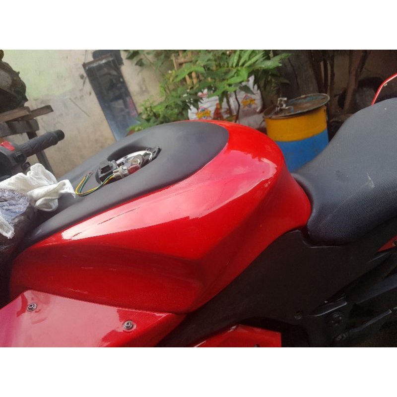 kondom tangki ninja 250 karbu