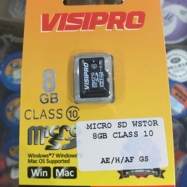 MICRO SD 8GB VISIPRO