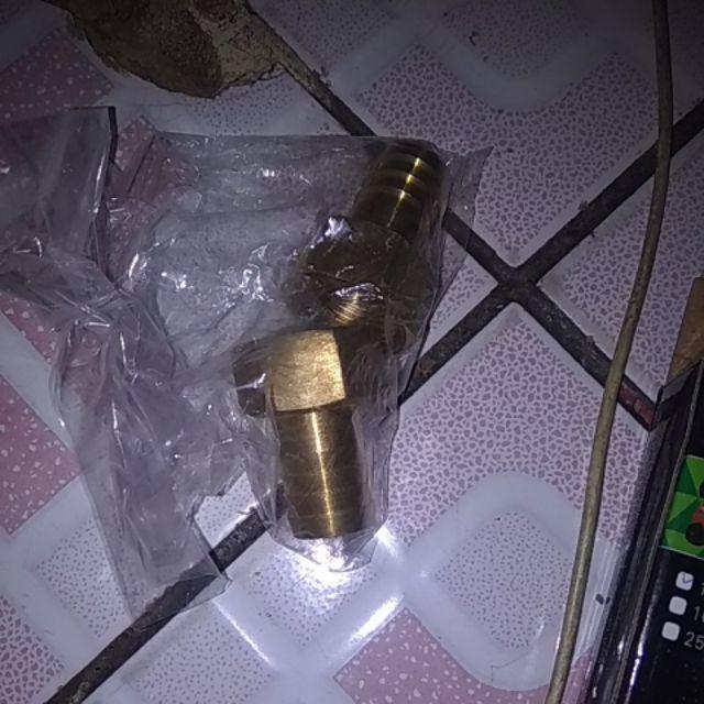 Nipple / Nepel Selang Drat Dalam Kuningan 3/4 X 3/4