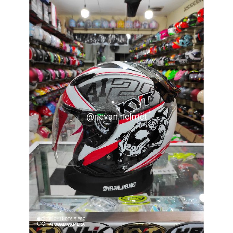 KYT DJ MARU MOTIF WORD GP RED FLUO ORIGINAL