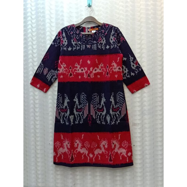 Dress tenun motif Sumba NTT/dress tenun