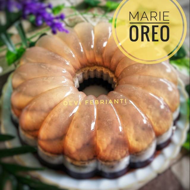 

Puding Marie coklat Oreo