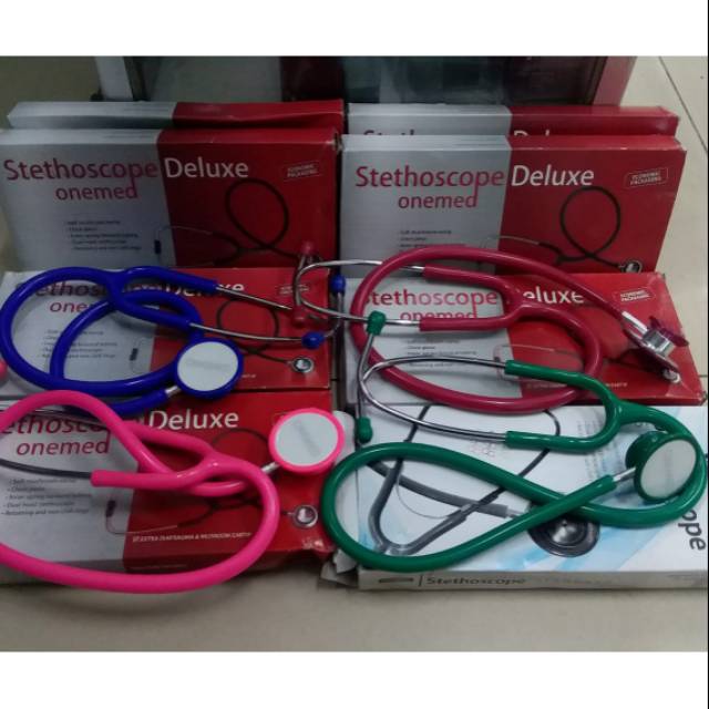 Jual Stethoscope Deluxe Dewasa Onemed Shopee Indonesia 1401