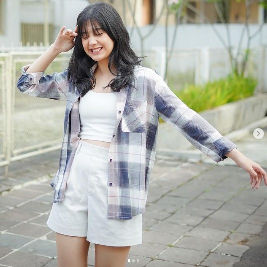 KEMEJA FLANEL JULI BY TATUM.ID | ATASAN WANITA