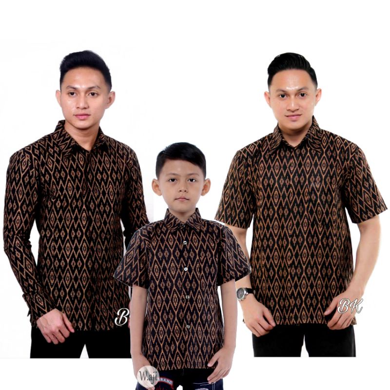 BAJU BATIK SONGKET,BAJU SARIMBIT COUPLE AYAH ANAK,BAJU BATIK AYAH ANAK