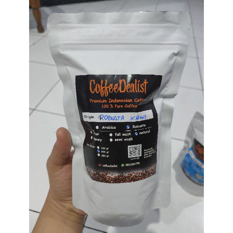 

kopi robusta gunung kawi 200 gr