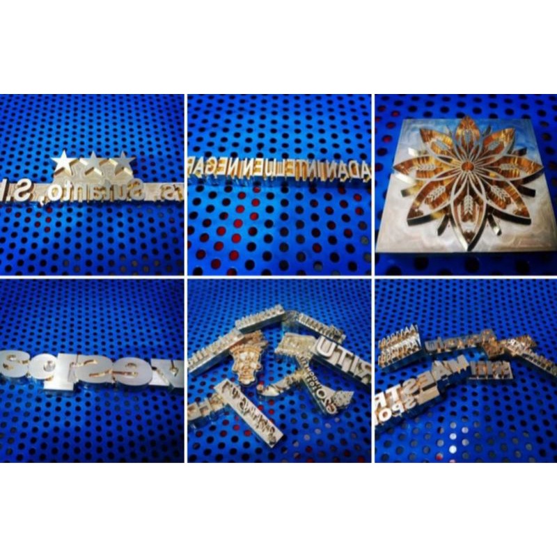 

Plat emboss deboss Cetakan matras kuningan stempel emboss hotprint custom