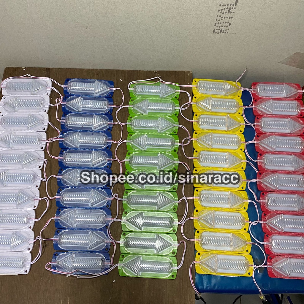 Led Panah 12 Volt Dc Led modul panah 12v Led module panah 12 v lampu panah sein sen mobil lampu panah motor truk modul anak panah led arrow