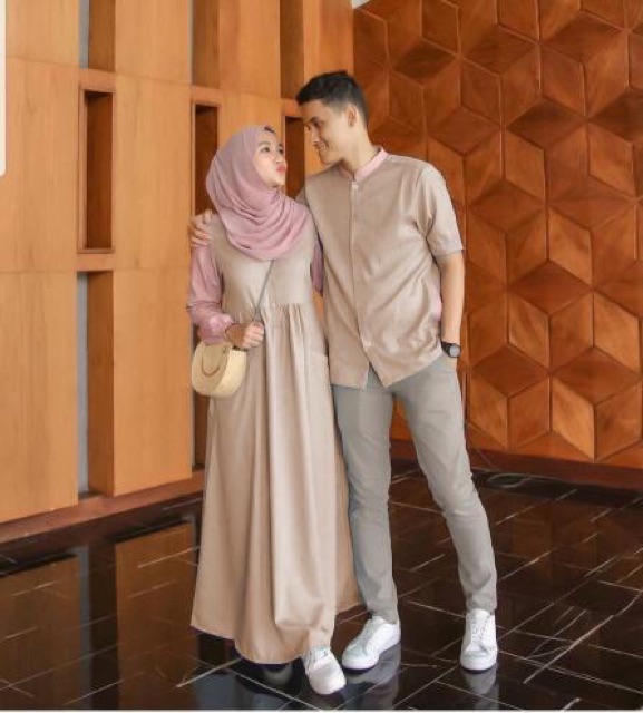 JC- Cp Fanel / Couple Fanela / Baju pasangan muslim / Couple muslim murah