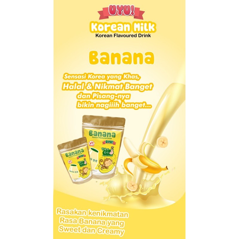 Korean Banana Milk / Namchin Banana Milk / Susu rasa pisang