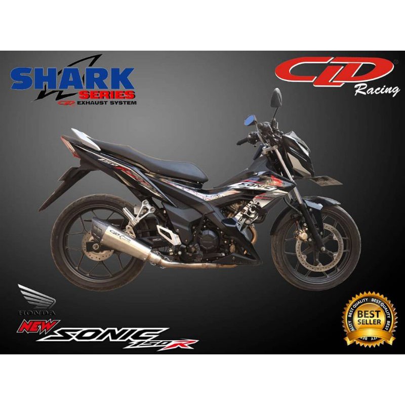 KNALPOT CLD RACING TYPE SHARK SONIC 150 R